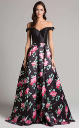 Lara 33207 Black Print