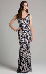 Lara 33401 Navy/Silver