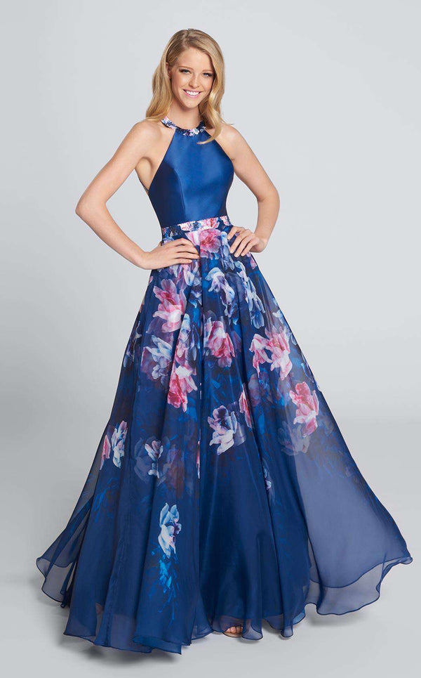 Ellie Wilde EW21739 Navy Multi