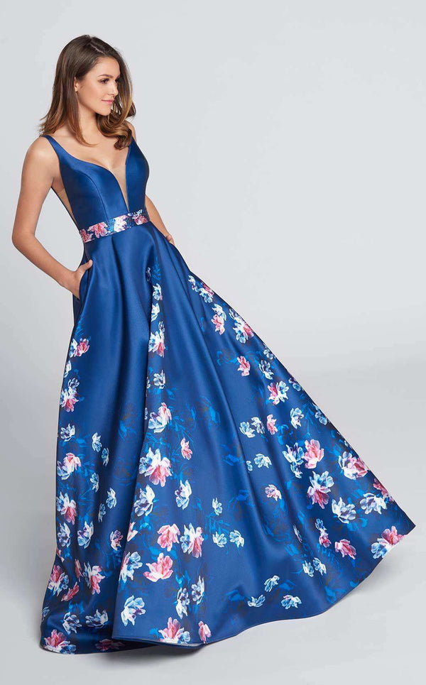 Ellie Wilde EW21745 Navy Multi