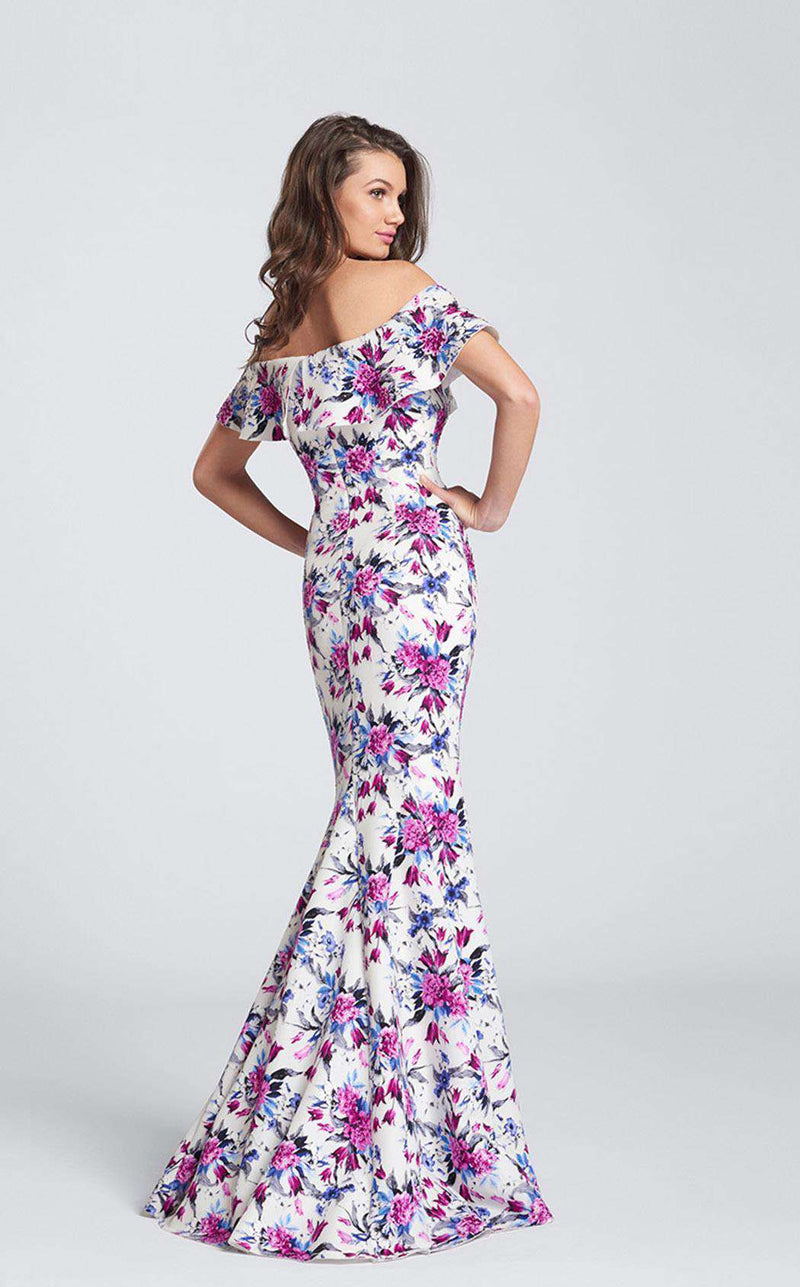 Ellie Wilde EW21755 Ivory Multi