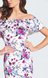 Ellie Wilde EW21755 Ivory Multi