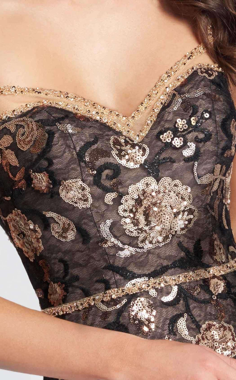 Ellie Wilde EW21767 Black/Nude