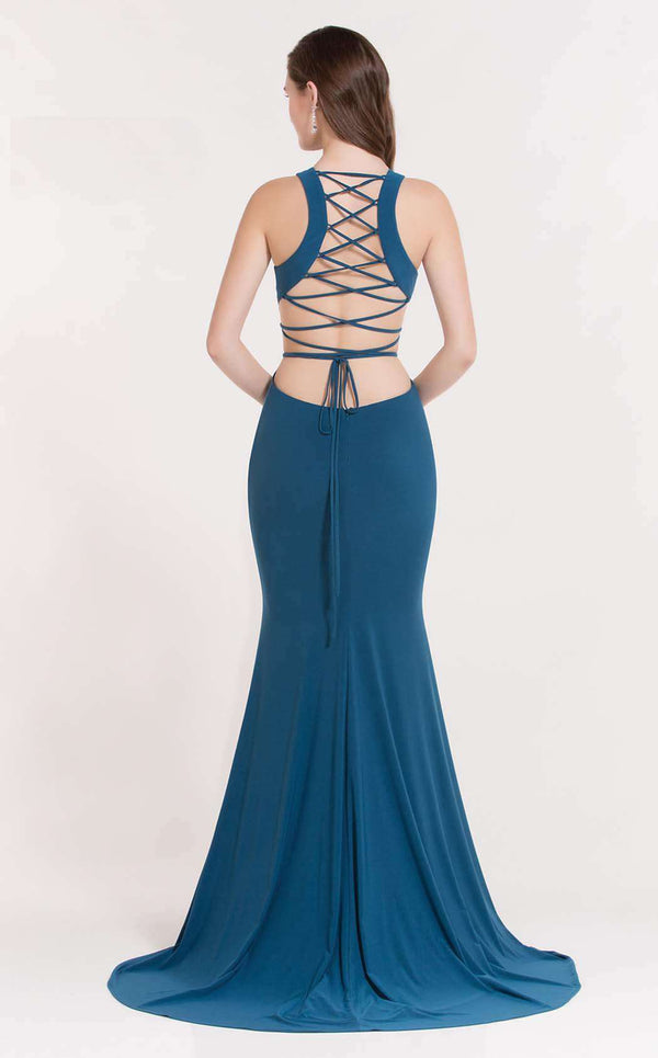 Alyce 8048 Peacock/Blue