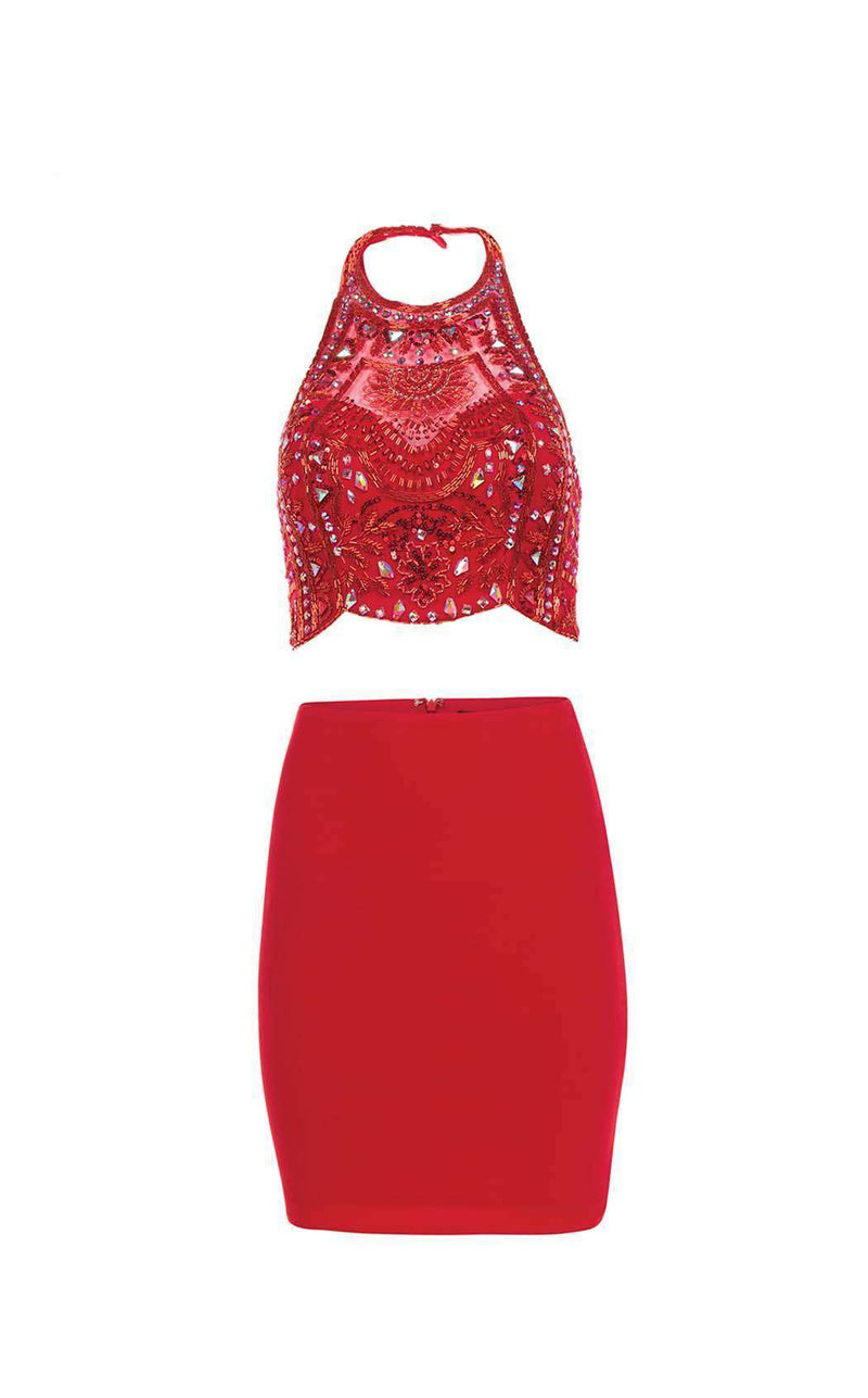 Alyce 4473 Crimson Red