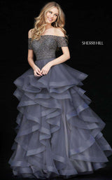 Sherri Hill 51271 Gun Metal/Gun Metal