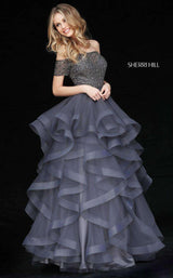 Sherri Hill 51271 Gun Metal/Gun Metal