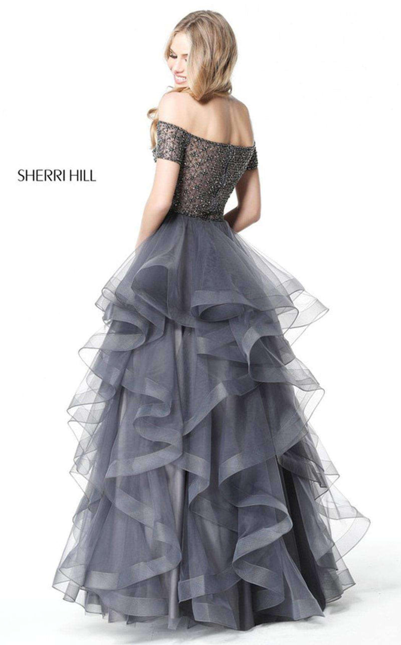 Sherri Hill 51271 Gun Metal/Gun Metal