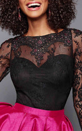 Clarisse 3304 Black/Magenta