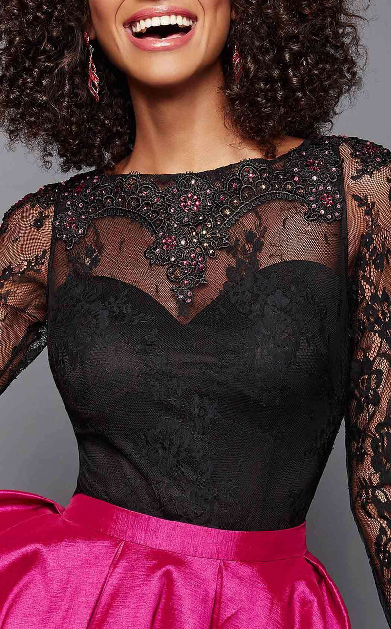 Clarisse 3304 Black/Magenta