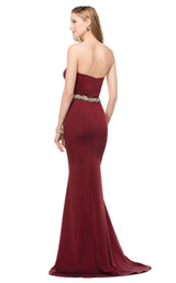 Colors Dress 1541 Wine