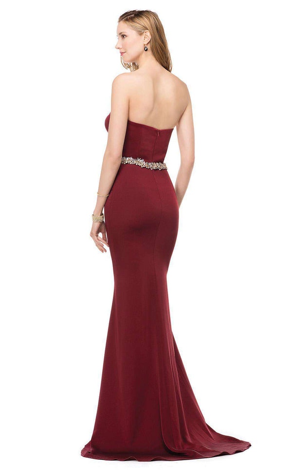 Colors Dress 1541 Wine