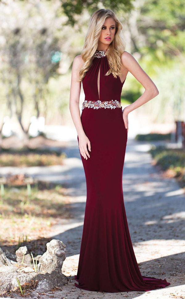 Colors Dress 1741 Wine