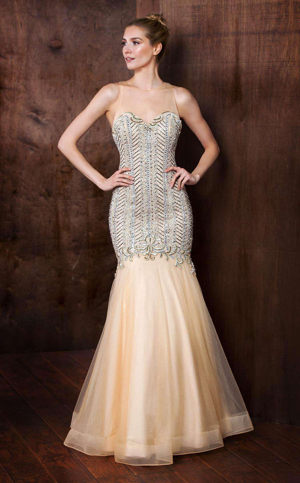 Colors Dress 1756 Nude