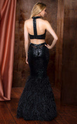 Colors Dress J044 Black