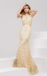 Jovani 21243 Gold/Ivory