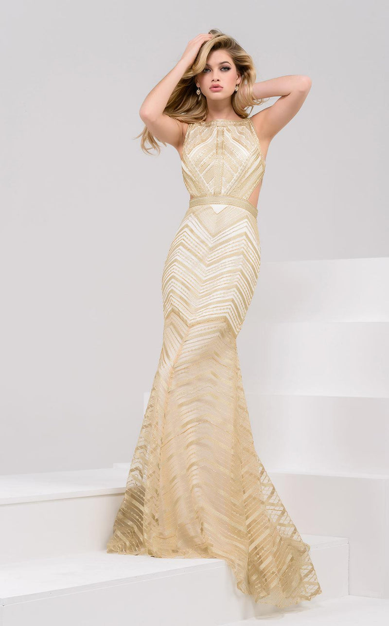 Jovani 21243 Gold/Ivory