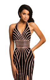 Johnathan Kayne 8016 Black/Rose