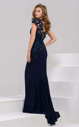 Jovani 32600 Navy/Nude