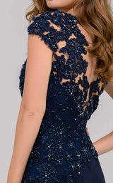 Jovani 32600 Navy/Nude
