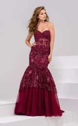 Jovani 34008 Burgundy