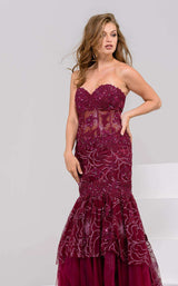 Jovani 34008 Burgundy