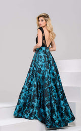 Jovani 35283 Black/Teal