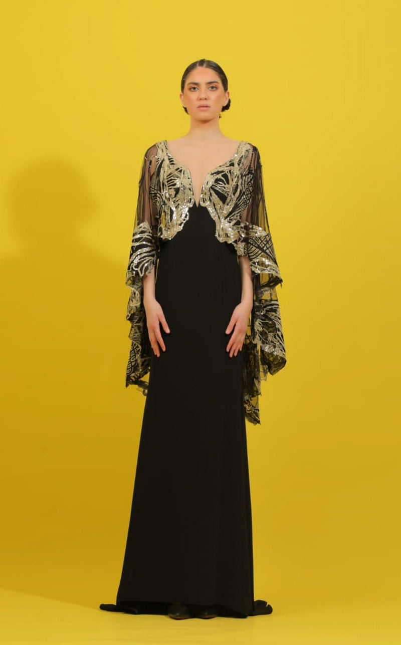Blue & Gold Soft Net Party Wear Long Dress for Girls #27648 | Buy Lehenga  Choli For Kids Online