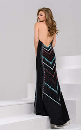 Jovani 36670 Black Multi