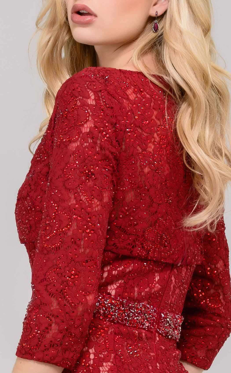 Jovani 36916 Burgundy