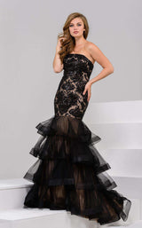Jovani 37113 Black/Nude