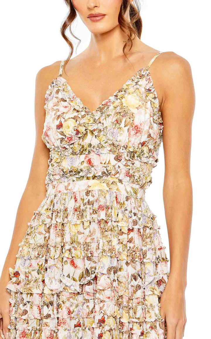 Mac Duggal 8026 Ivory Multi