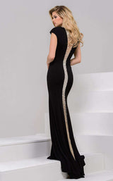 Jovani 39374 Black/Silver
