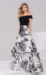 Jovani 39529 Black/Print