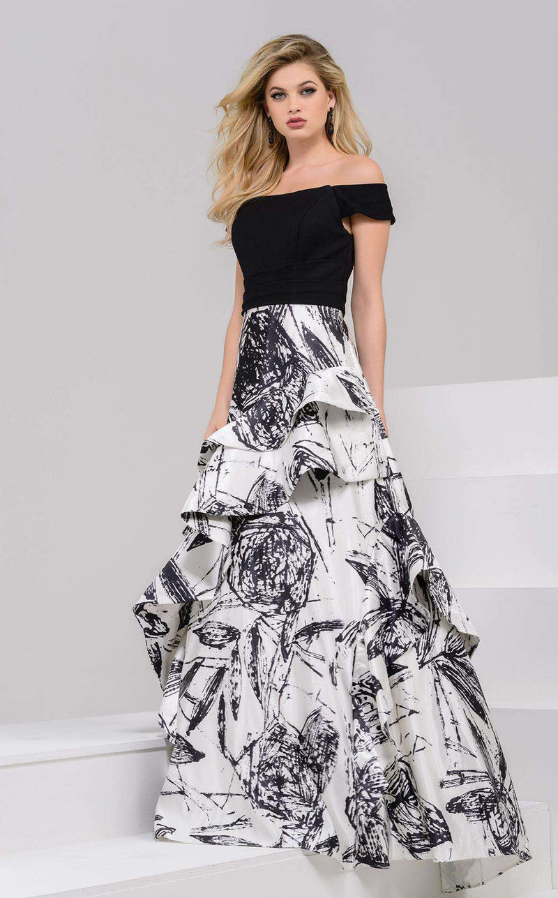 Jovani 39529 Black/Print