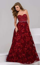 Jovani 47745 Burgundy
