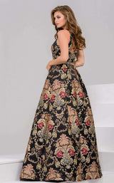Jovani 48394 Black Multi