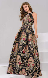 Jovani 48394 Black Multi