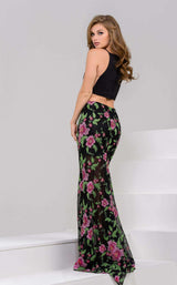 Jovani 48961 Black Multi
