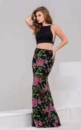 Jovani 48961 Black Multi