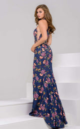Jovani 50655 Navy Multi