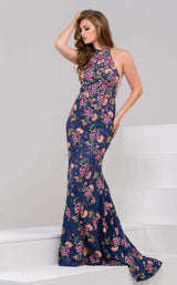 Jovani 50655 Navy Multi