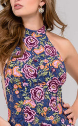 Jovani 50655 Navy Multi