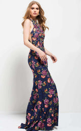 Jovani 50655 Navy Multi