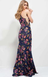 Jovani 50655 Navy Multi