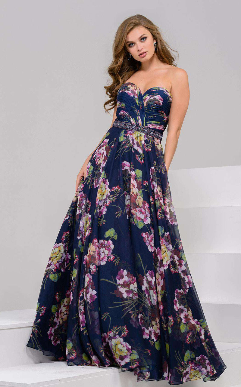 Jovani 51540 Navy Multi