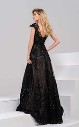 Jovani 40451 Black/Nude