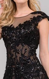 Jovani 40451 Black/Nude