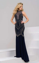 Jovani 40649 Gun Metal
