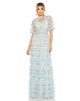 Mac Duggal 8033 Blue Multi